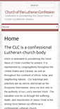 Mobile Screenshot of clclutheran.org